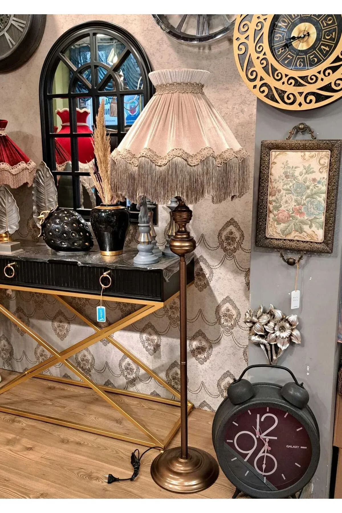 SULTAN Lambader 170cm. Bronz Ayak Vizon Şapka